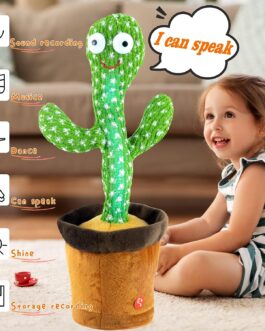 Soft Plush Speaking Cactus Toy